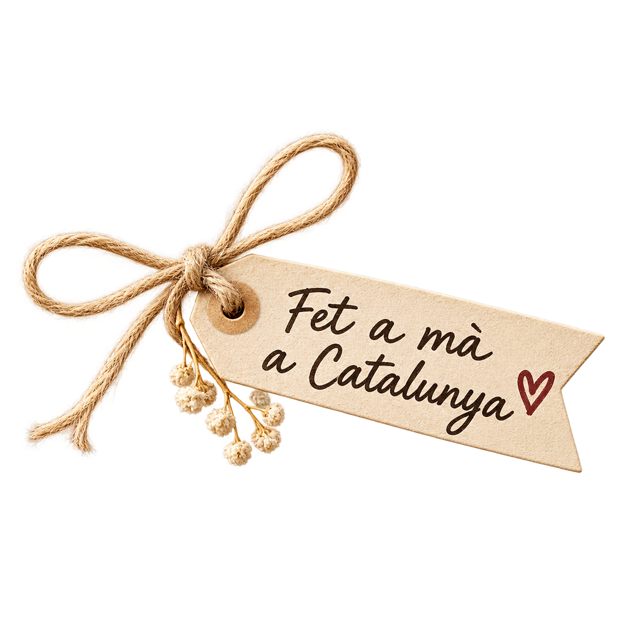 Segell: Fet a mà a Catalunya.
